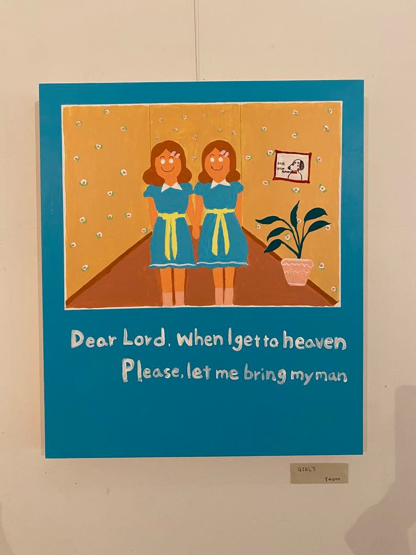 Girl's アクリル画