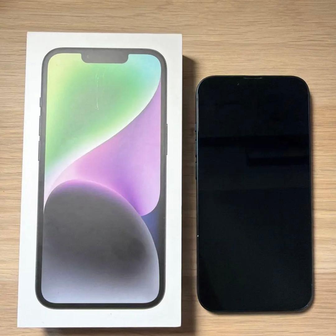 iPhone 14 ミッドナイト 128GB 付属品有