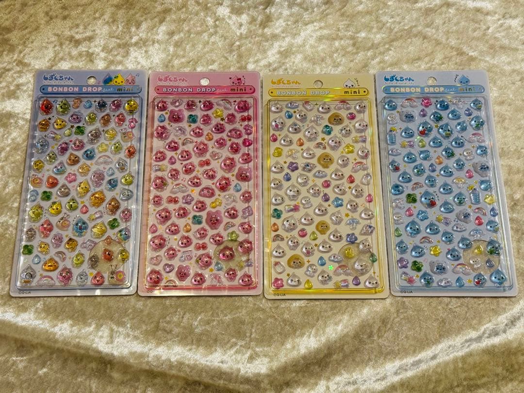 新品正規品10枚セット　しずくちゃん　ボンボンドロップミニ　ウォーター　おはじき