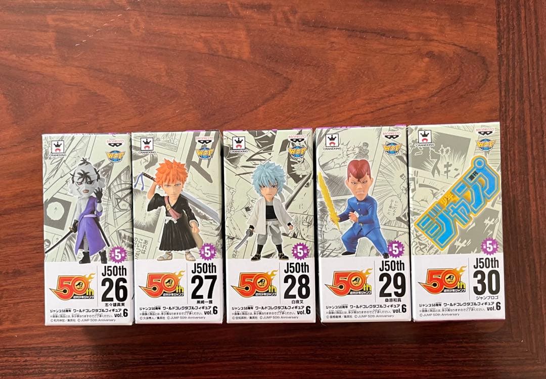 ぺ*)様 【未開封・希少】ジャンプ50周年ワールドコレクタブルフィギュアvol.