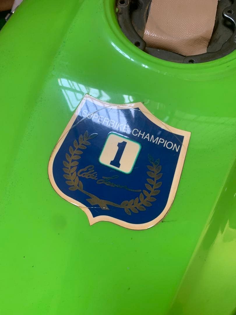 Kawasaki ガソリンタンク グリーン