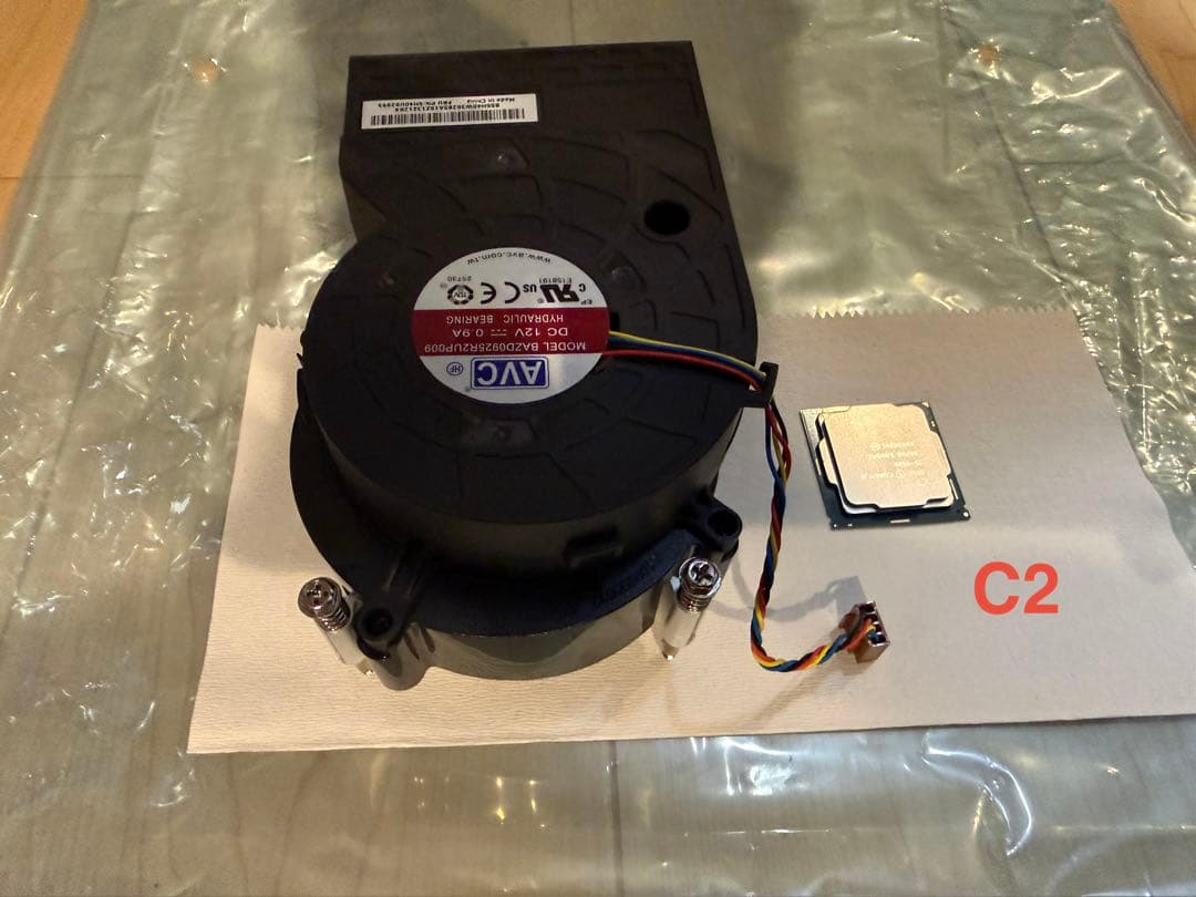 C2美品！Intel Core i5-9500 3GHz + AVC冷却ファン！