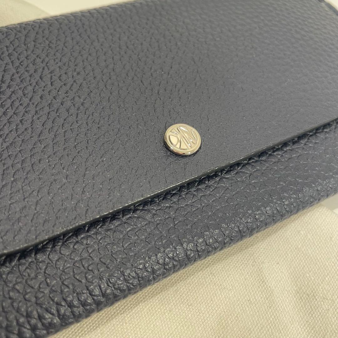 早い者勝ち　韓国　バインダー　貯金　長財布　薄い財布　ネイビー