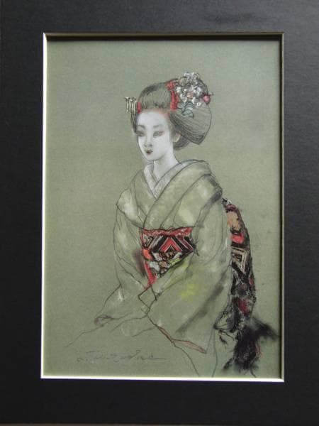 鶴岡義雄、まめ鶴、希少限定大判画集画、新品高級額装付