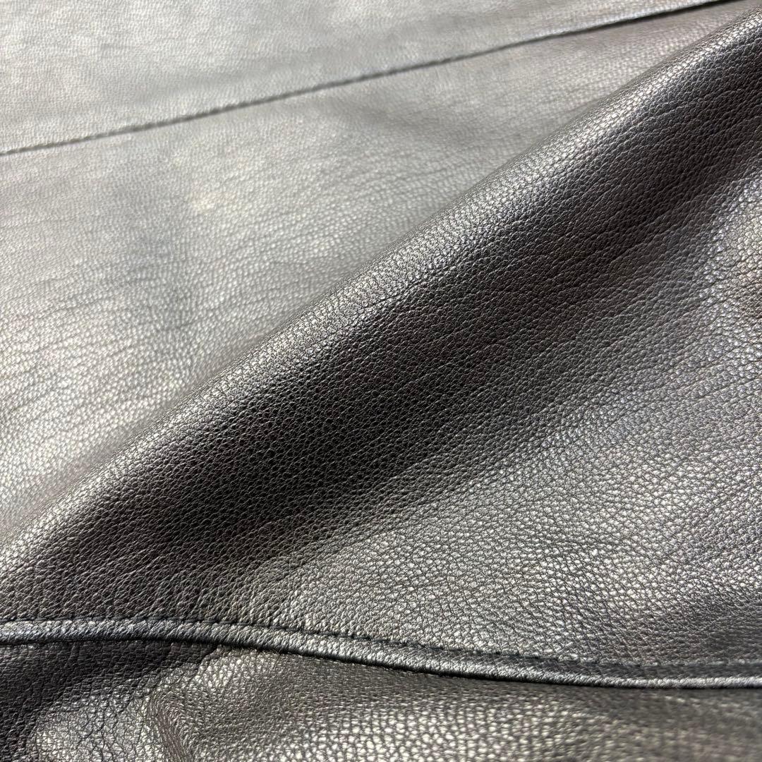 ユナイテッドアローズ レザー シングルライダースジャケット M