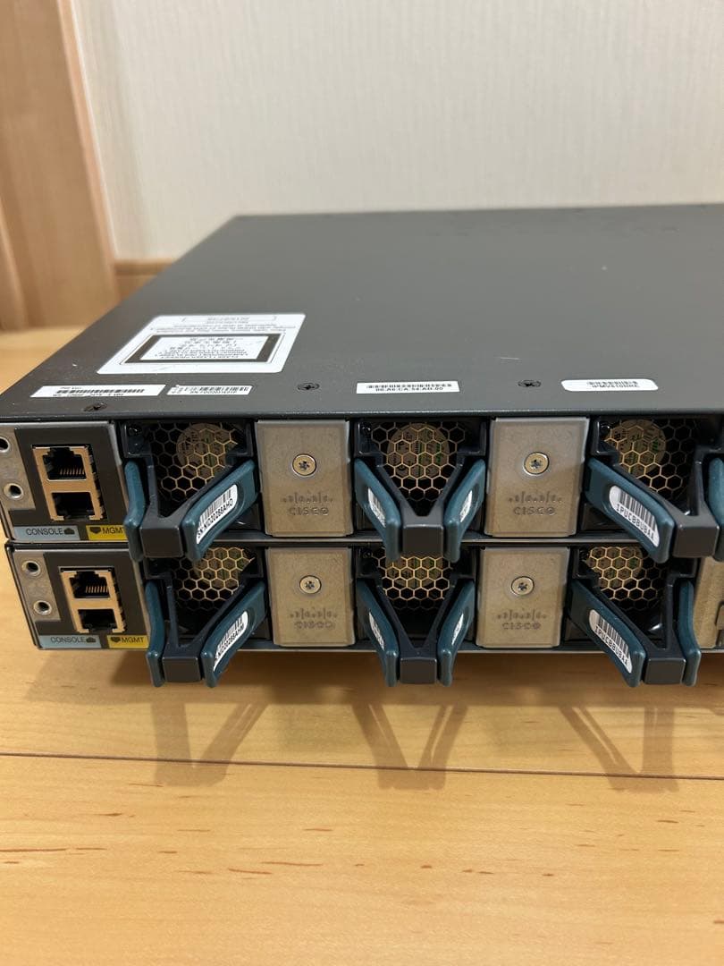 【 CCNA、CCNP】2台セットCisco L3スイッチ3650