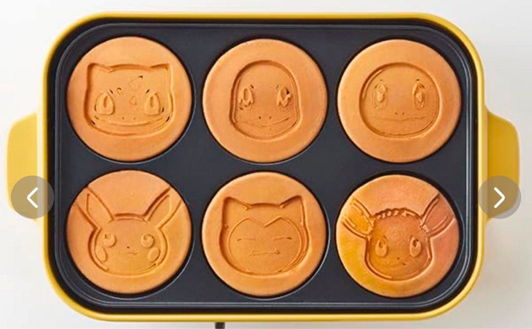 新品未開封 未使用 BRUNO ポケモン コンパクトホットプレート