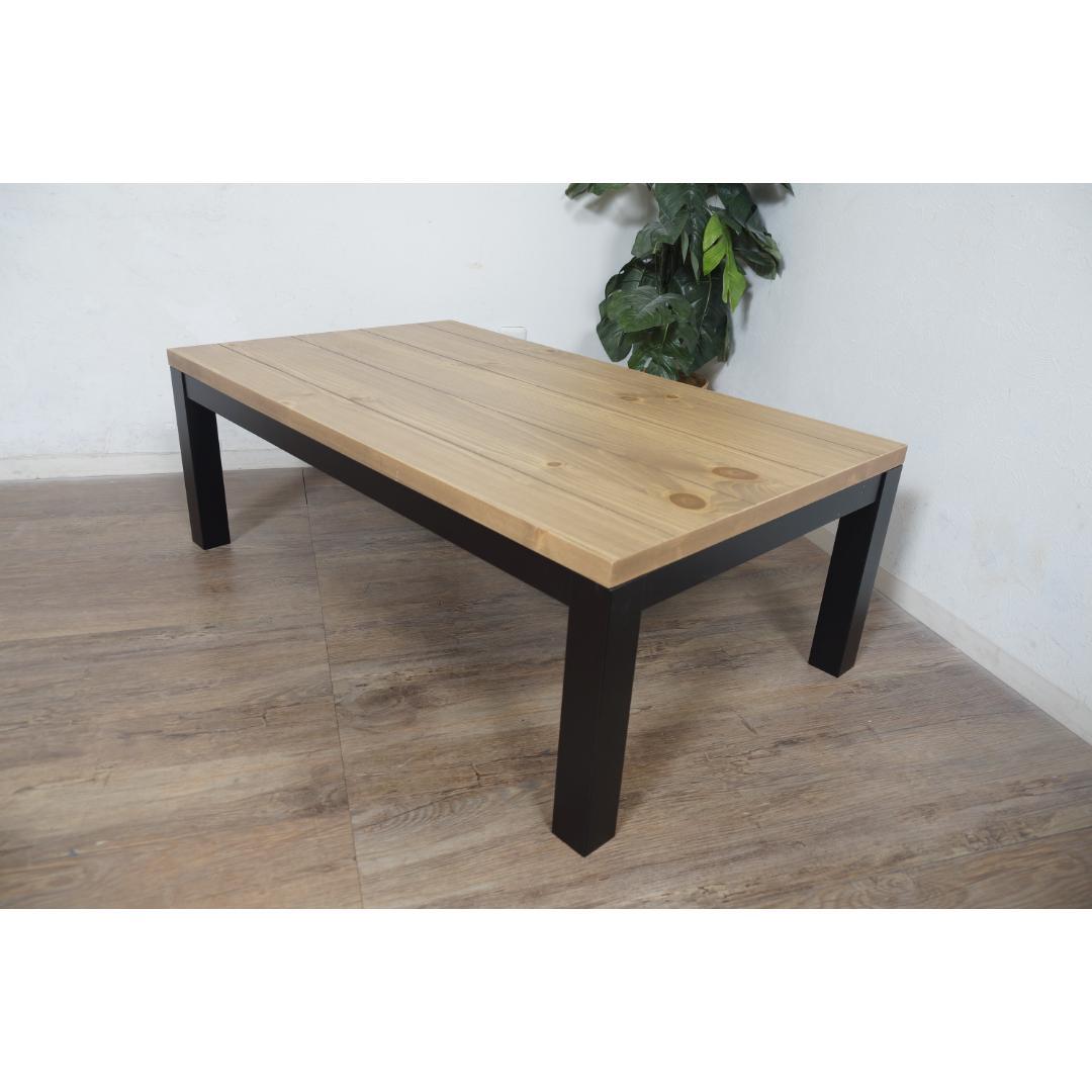 幅110【新品訳あり】ロッジ風 こたつ 幅110×奥行65 テーブル 長方形