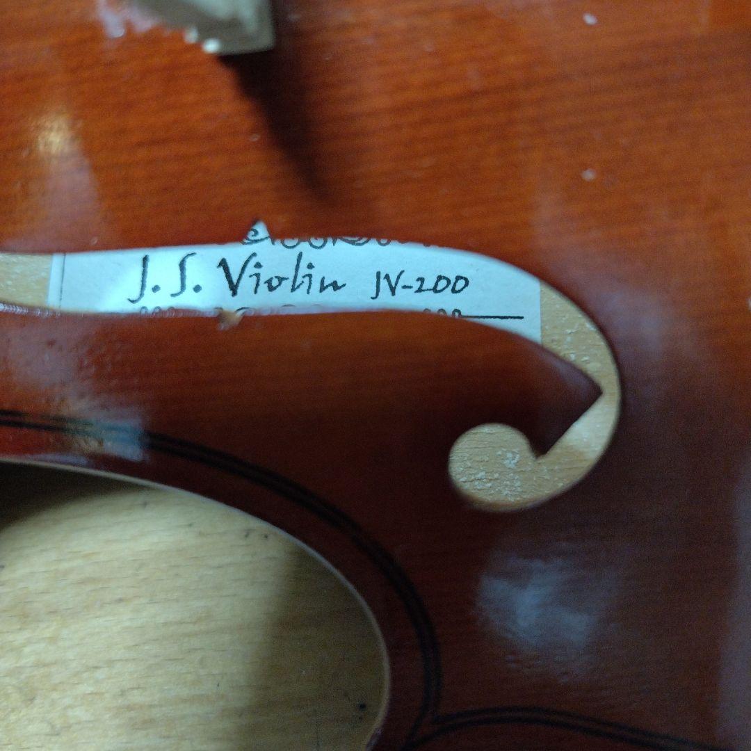 ♥大特価♥新品未使用J.S.バイオリン4/4♥弓、ケ―ス、松脂付き