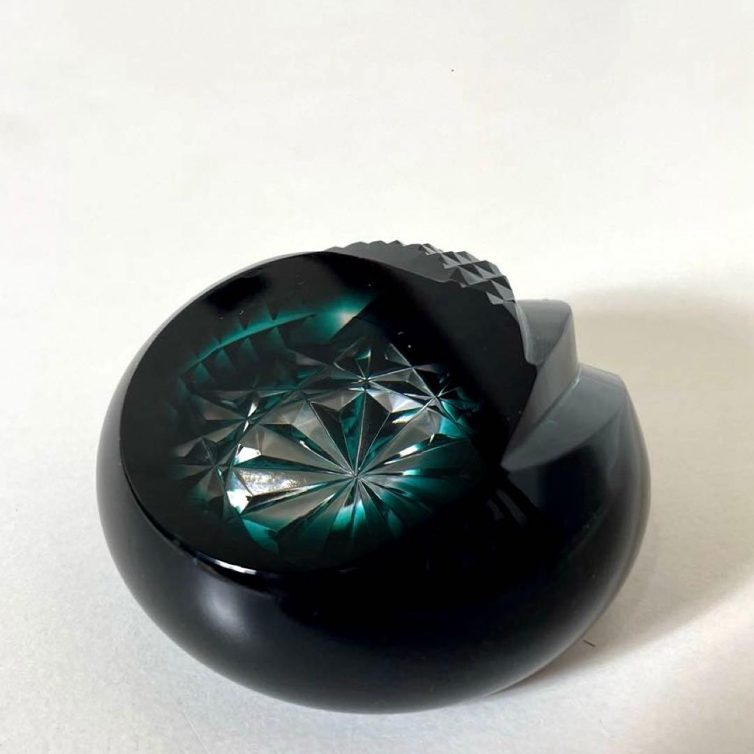 いか #XG506 島津薩摩切子・島津磯斉彬竈・薩摩の雫・切子・文鎮・薩摩