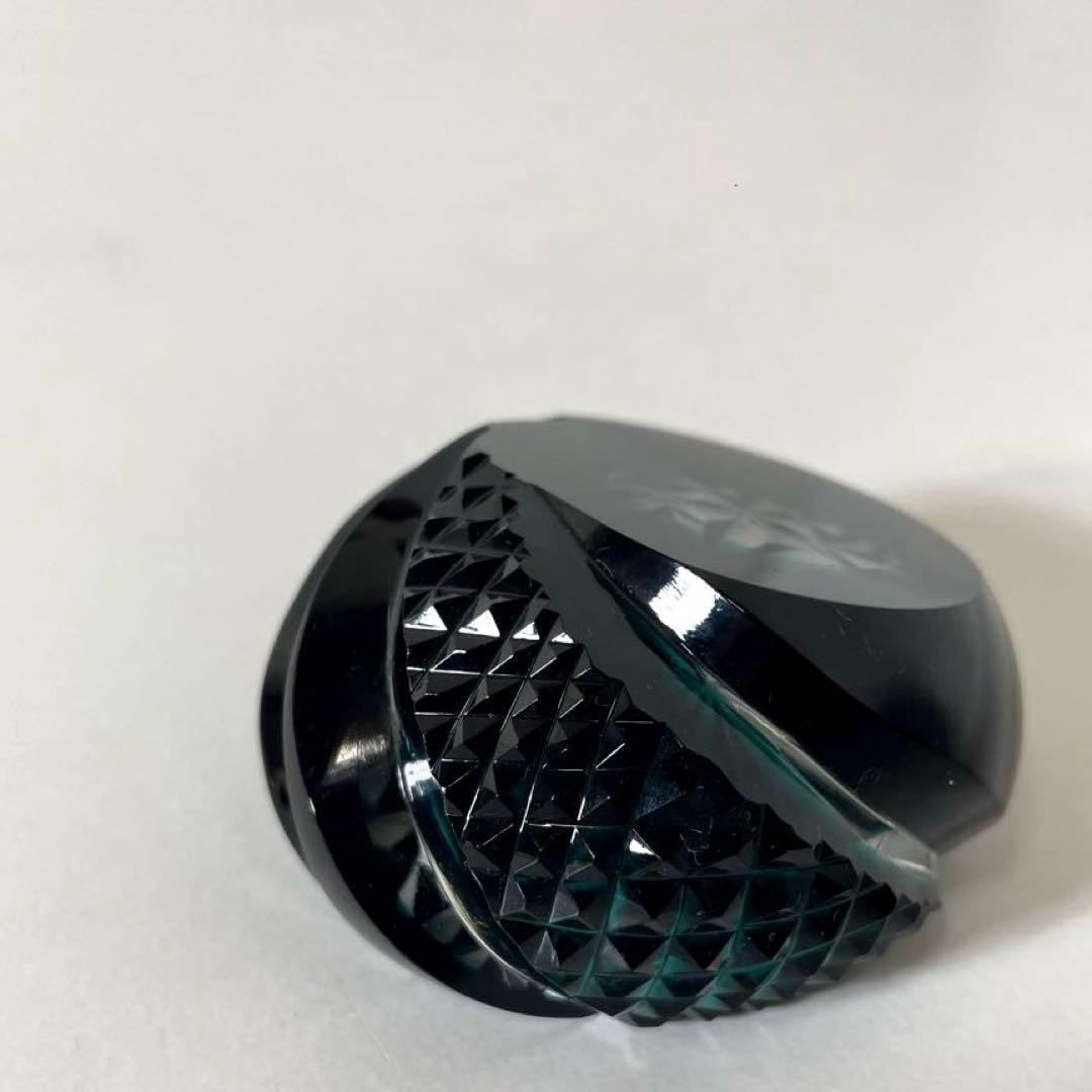 いか #XG506 島津薩摩切子・島津磯斉彬竈・薩摩の雫・切子・文鎮・薩摩