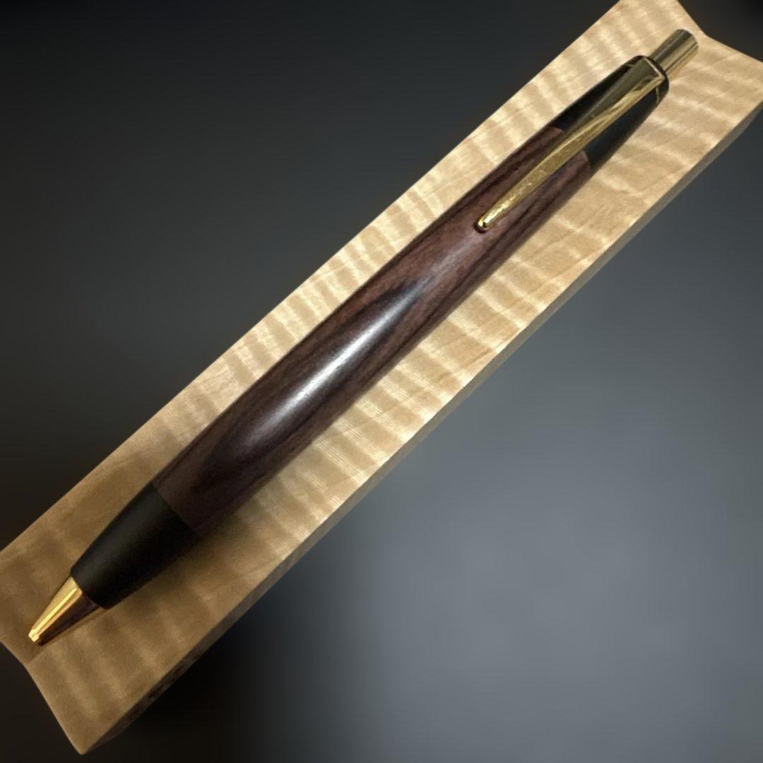 P*o様 〈極美品〉野原工芸　キングウッド　スタンダードボールペン