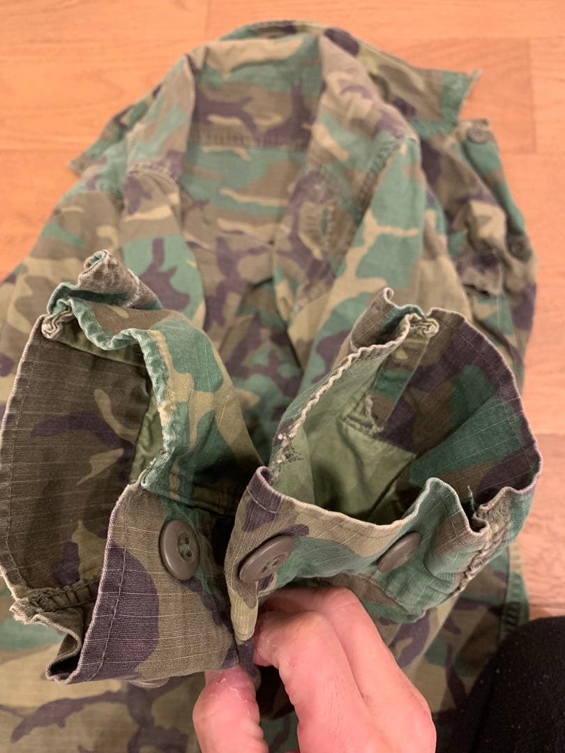 70年製実物 米軍リーフカモ ジャングルフ アティーグ 上下セット ヴィンテージ