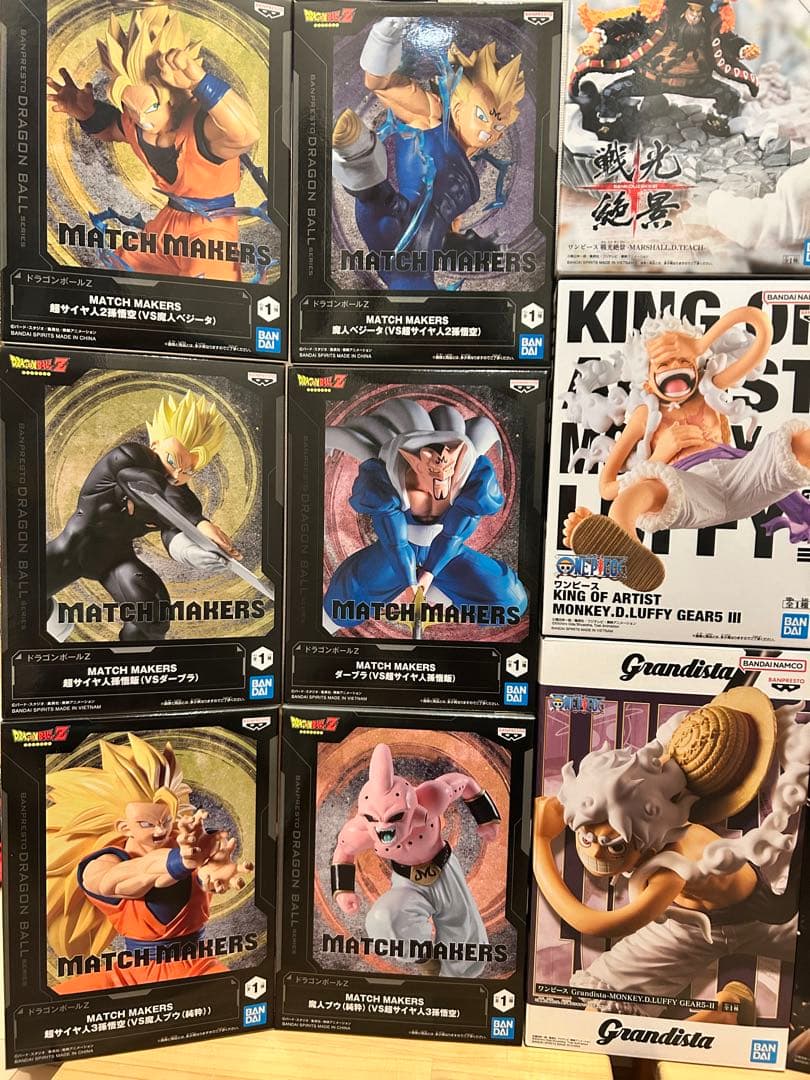 ワンピース＆ドラゴンボール　フィギュア　まとめ売り　１７個