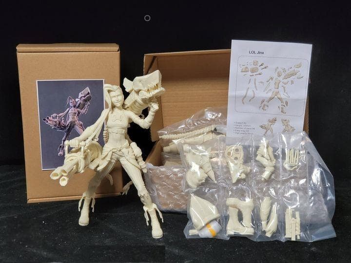 1/6 暴走パンクガール ジンクス ガレージキット（未組み立て未塗装）Jinx