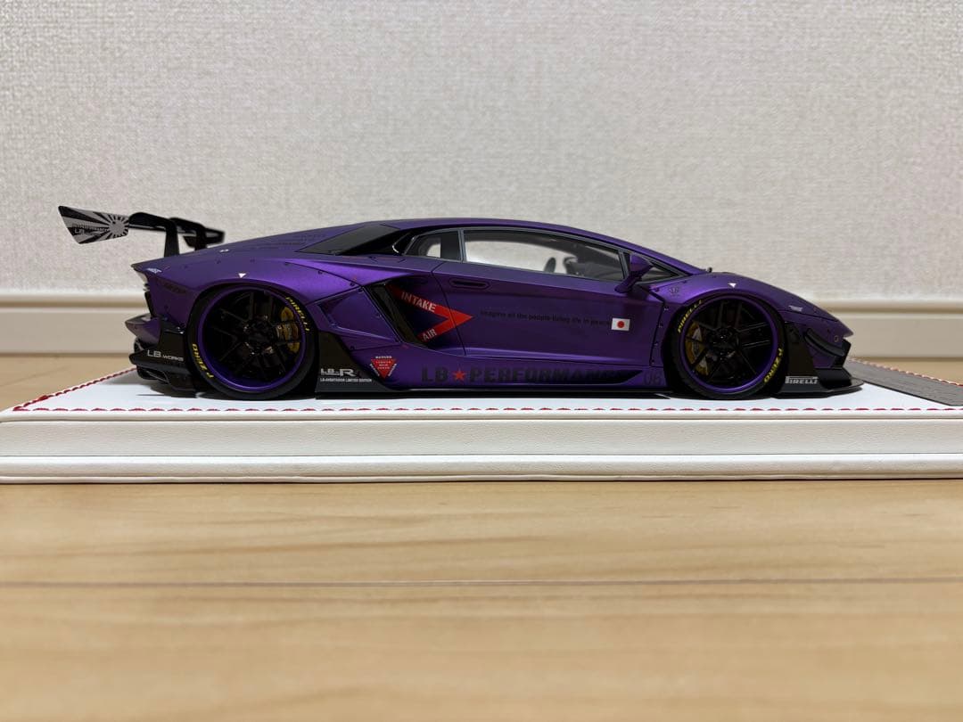 ミニカー D&G LB Aventador 2.0 Purple Zero Fighter