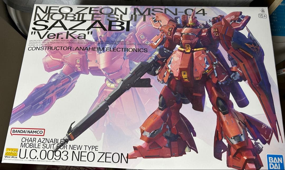 MG 1/100 MSN-04 サザビー Ver.Ka プラモデル