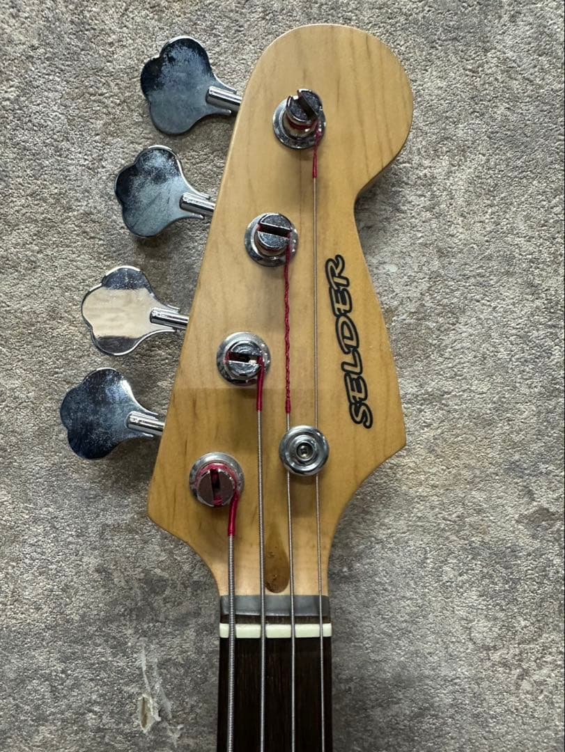 ⑲ SELDERS エレキベース 4弦 プレベタイプ クリーム/アイボリー PG