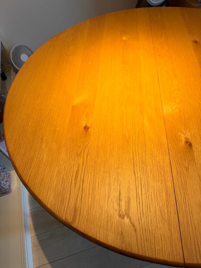 リセノ　伸長式テーブル　ナチュラル 高さ 68cm