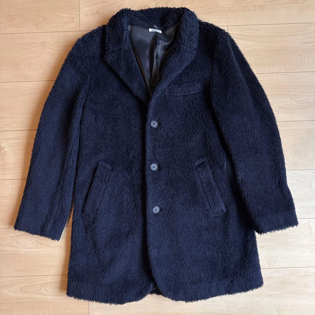 BLUE BLUE JAPAN アルパカシャギージャケット