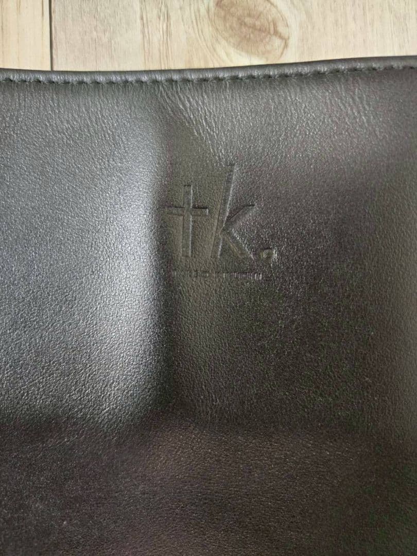 タケオキクチ　黒レザートートバッグ