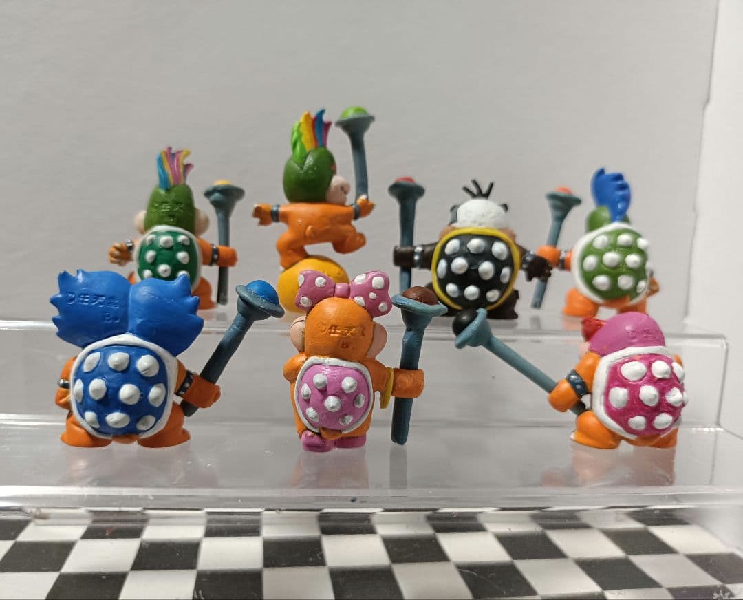 スーパーマリオ　消しゴム　コクッパ七人衆　ペイント品