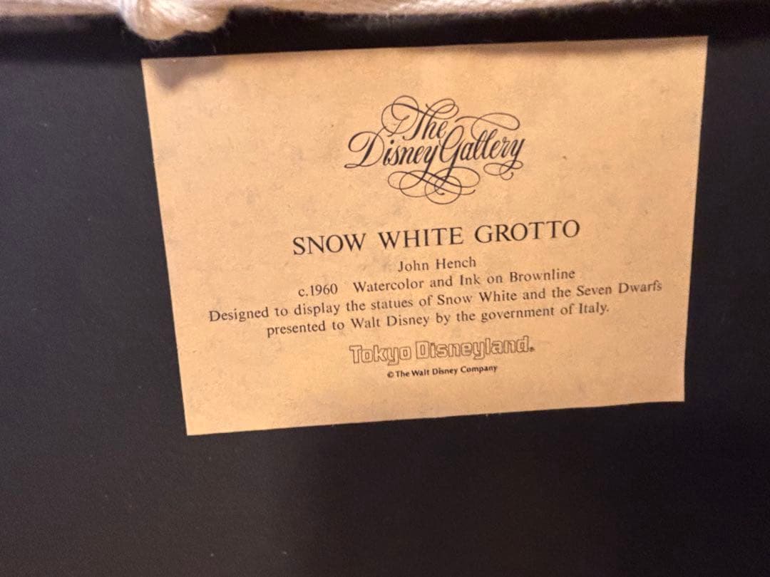 ☆ディズニー　白雪姫　アートギャラリー　願いの井戸☆プリンセス　アート