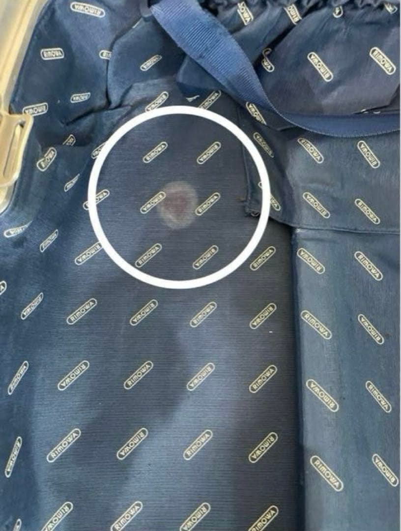 リモワ rimowa トパーズ　シルバーインテグラル 82L 2輪 アルミ青ロゴ