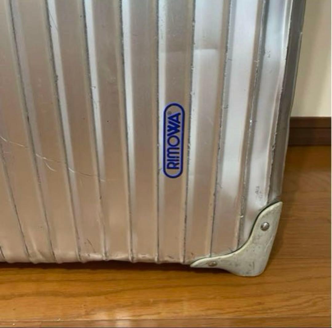 リモワ rimowa トパーズ　シルバーインテグラル 82L 2輪 アルミ青ロゴ