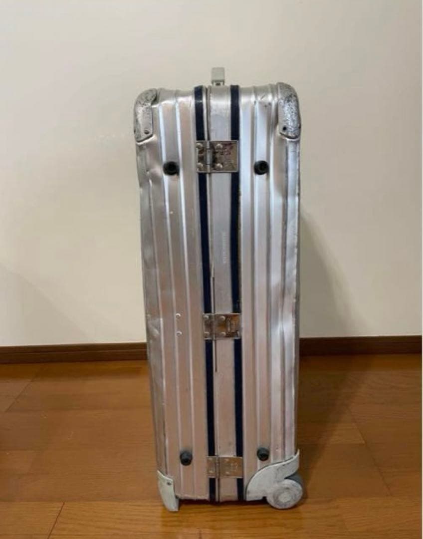 リモワ rimowa トパーズ　シルバーインテグラル 82L 2輪 アルミ青ロゴ