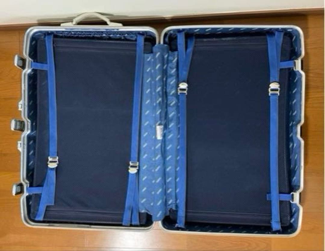 リモワ rimowa トパーズ　シルバーインテグラル 82L 2輪 アルミ青ロゴ