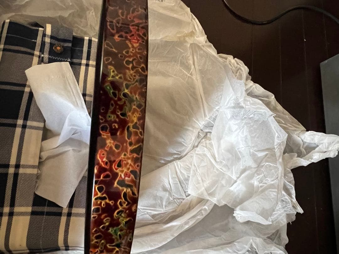 津軽塗り丸盆(ななこ塗)