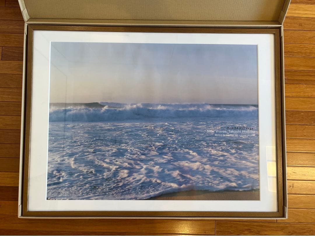 ホンマタカシ　サイン入りNEW WAVES 2007限定ポスター（額装新品）