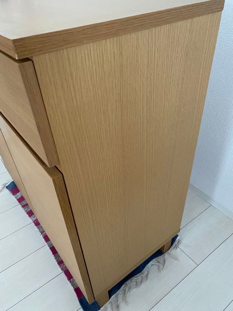 masacosama専用　無印良品　廃盤食器棚 オーク材キャビネット