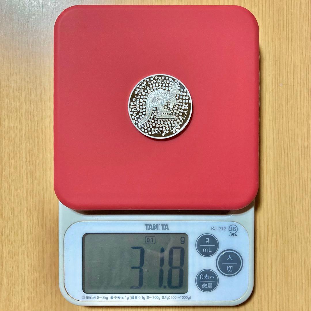 オーストラリア　カンガルー　プルーフ　銀貨　2001　1オンス　証明書　箱付き