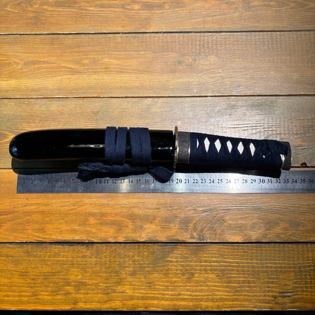 日本刀残欠クラフトナイフNo.73 三条小鍛冶宗近 拵 裏銘あり