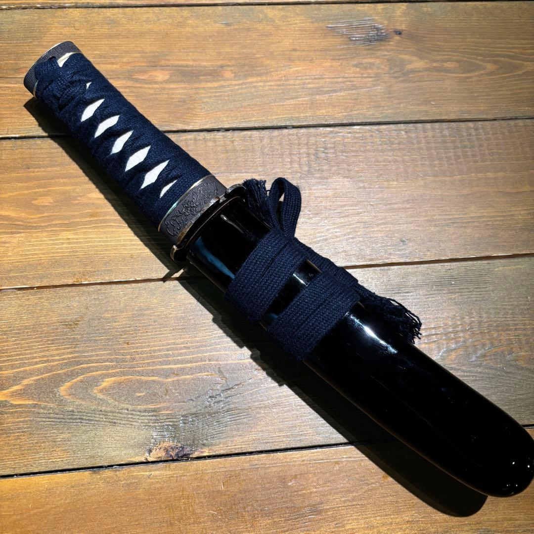 日本刀残欠クラフトナイフNo.73 三条小鍛冶宗近 拵 裏銘あり