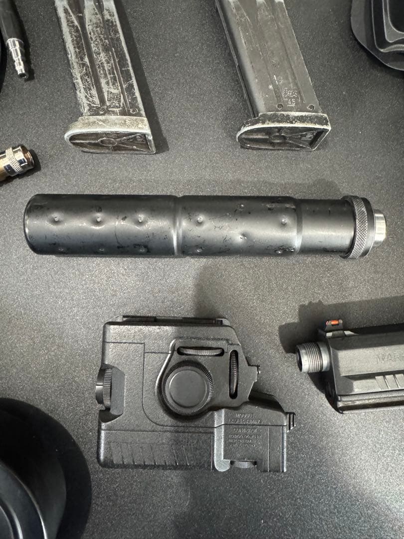 外部ソース 東京マルイ ソーコム mk23 極消音フルカスタム ドラムマガジン