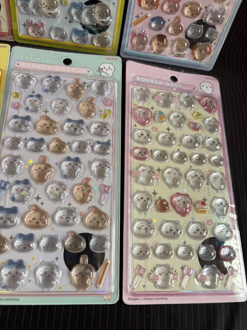 新品ボンボンドロップシール　まとめ売り クーリア サンリオ ちいかわ40枚セット