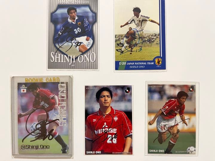 レア！！小野伸二 サッカー 直筆サインカード セット Jリーグ