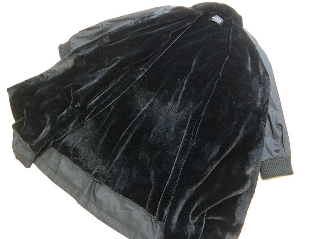 ノマ　mizuiroind　裏フランネル　チェスターコート　ブラック