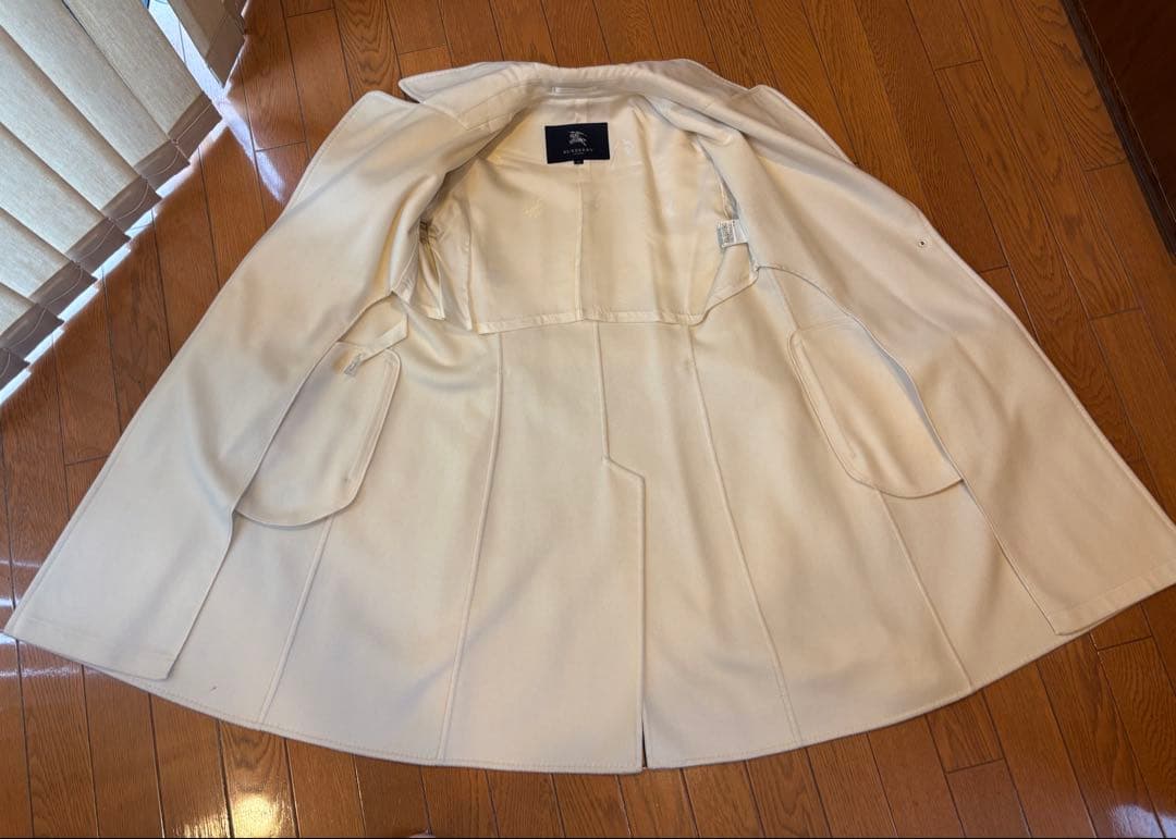 バーバリーロンドン　カシミヤコート　サイズ38