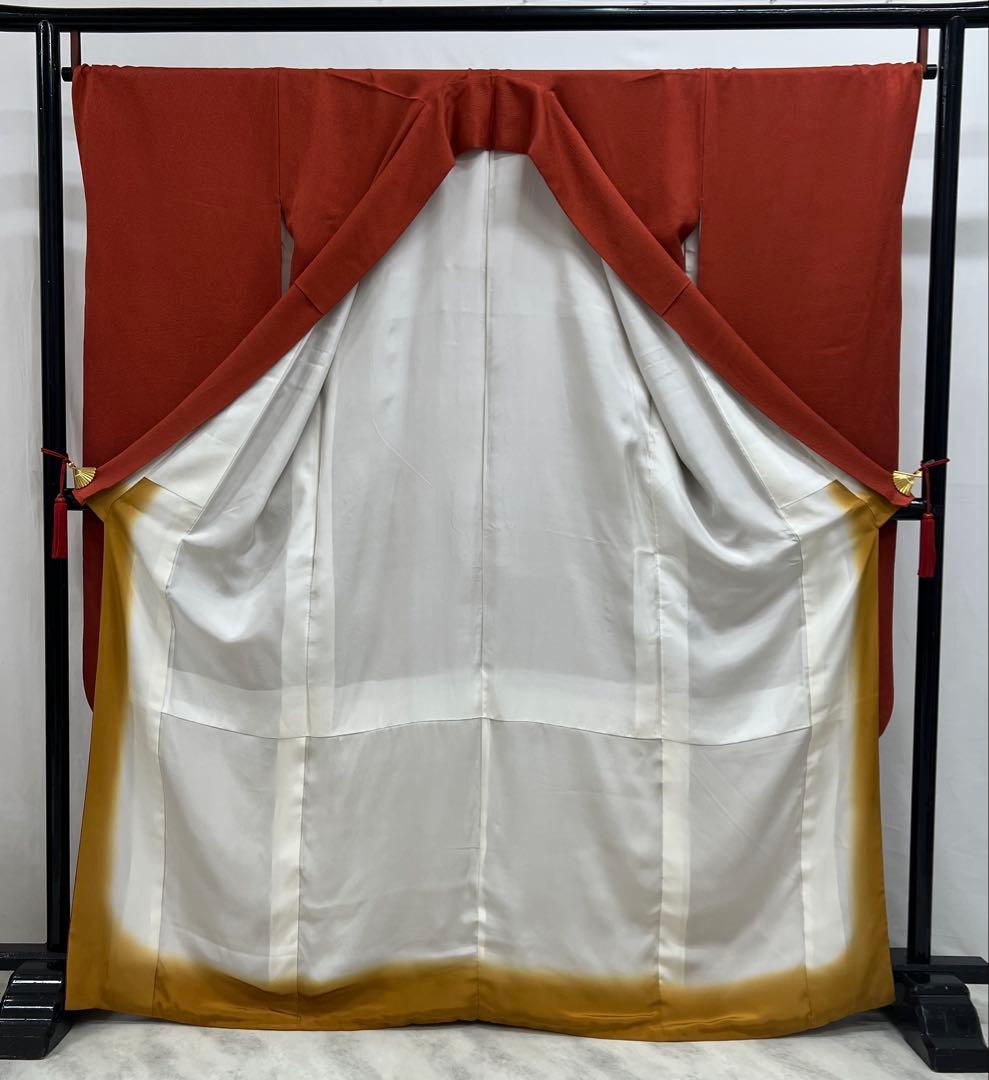 色無地　振り袖　フルセット　長襦袢　成人式　パーティー　袋帯　小物付　675