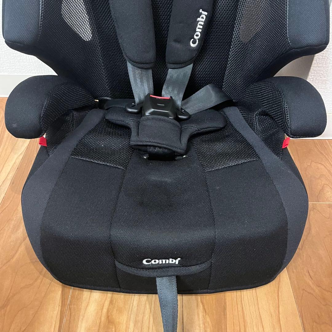 【美品】 コンビ ジョイトリップ エアスルー GG ブラック ジュニアシート