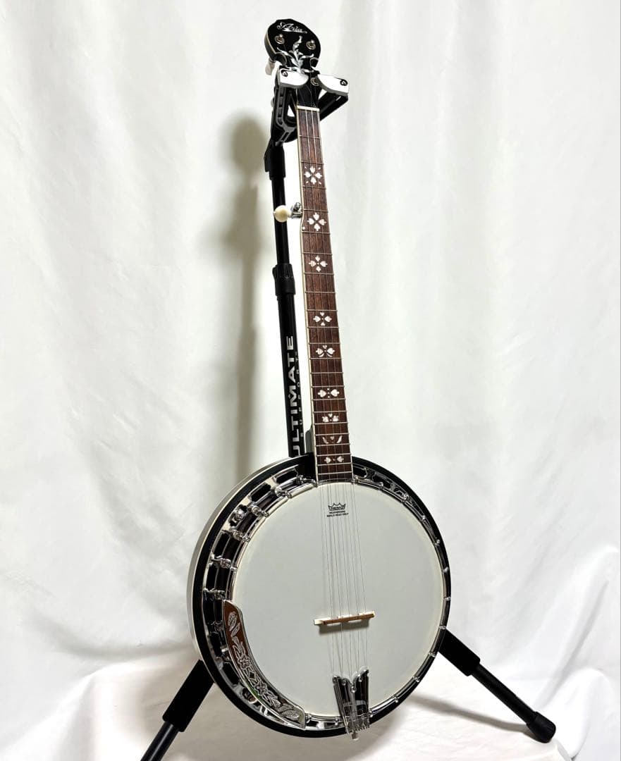 【美品、新品弦張替済】Aria 5弦バンジョー SB-40 ゴトーペグ
