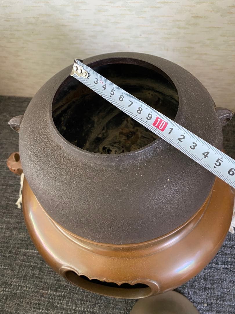 風炉釜　茶道具　茶釜
