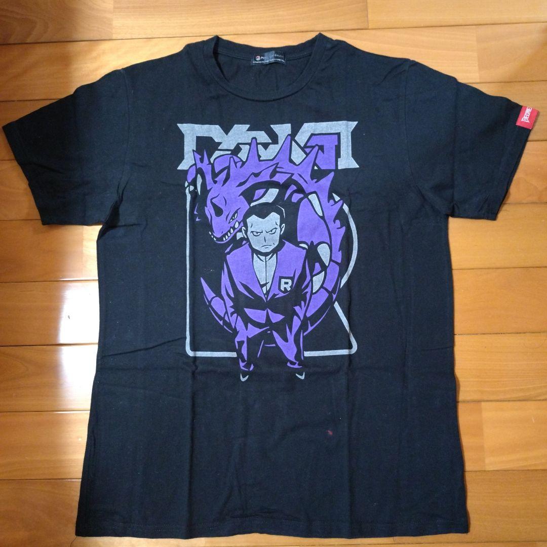 ポケモン ロケット団 サカキ Tシャツ ピンバッジ、ジッパー袋付き ピンズ