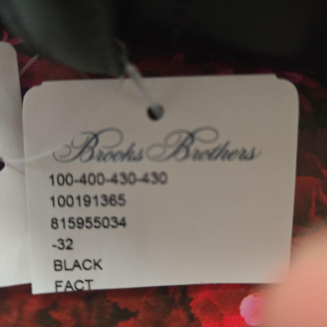 未使用　タグ付き　ブルックスブラザーズ　メンズベルト 革ベルト BROOKS