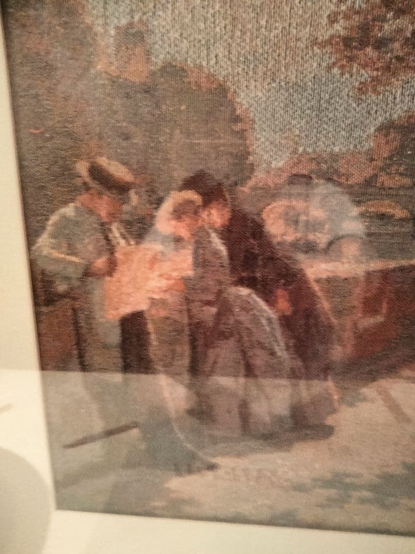 フランスタペストリー ゴブラン 刺繍 (セーヌ川)高級です。上質な空間になります