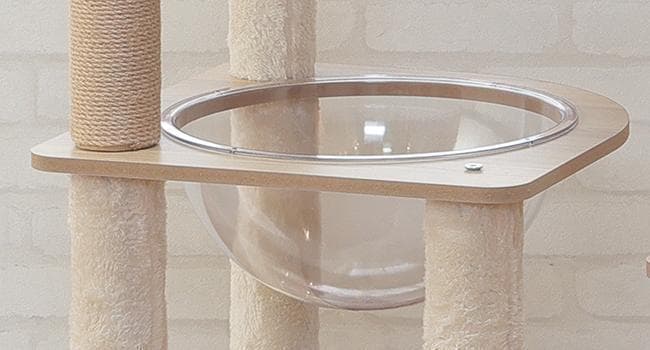 キャットタワー 木製 175cm多頭飼い 据え置き型 宇宙船 爪とぎ おしゃれ